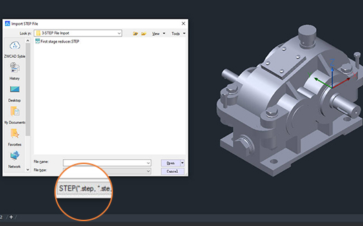 STEP File Import